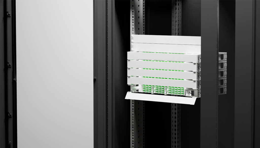BAS VENI Spleiss-Patch System 19 Zoll Rack Glasfaser Patchpanel