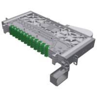 VENI PP Panel 96 Straight, 1U VENI Spleiß-Patch Systeme BAS GmbH